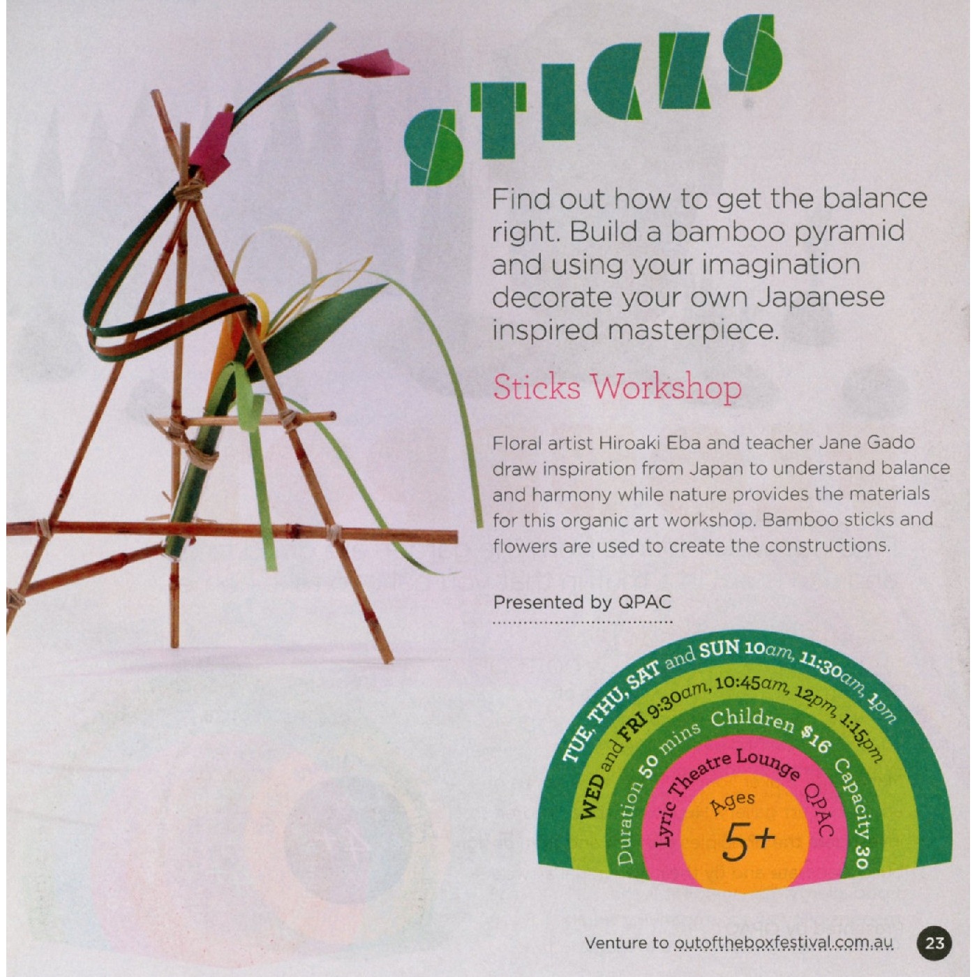 Out of the Box 2010 - Sticks Workshop