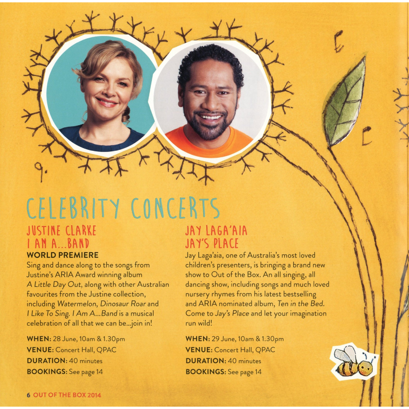 Out of the Box 2014 - Justine Clarke I am a....Band