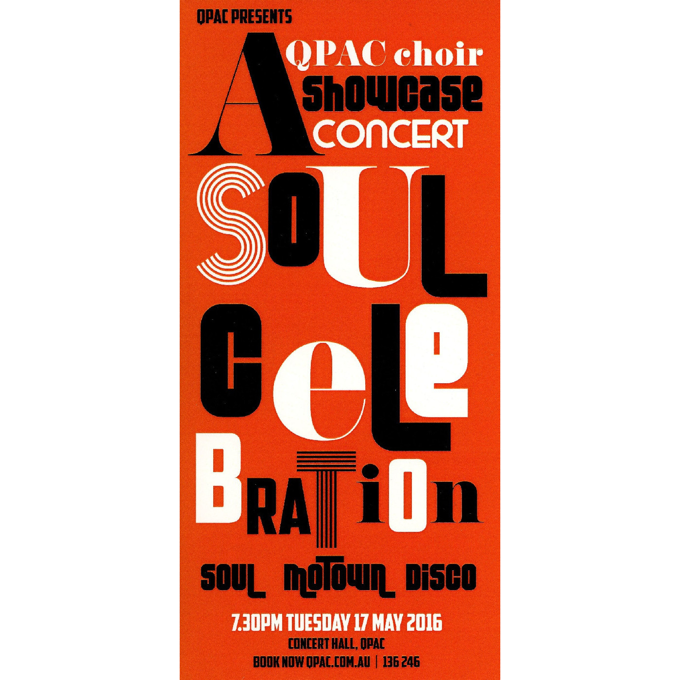 QPAC Choir Showcase Concert - A Soul Celebration, 2016