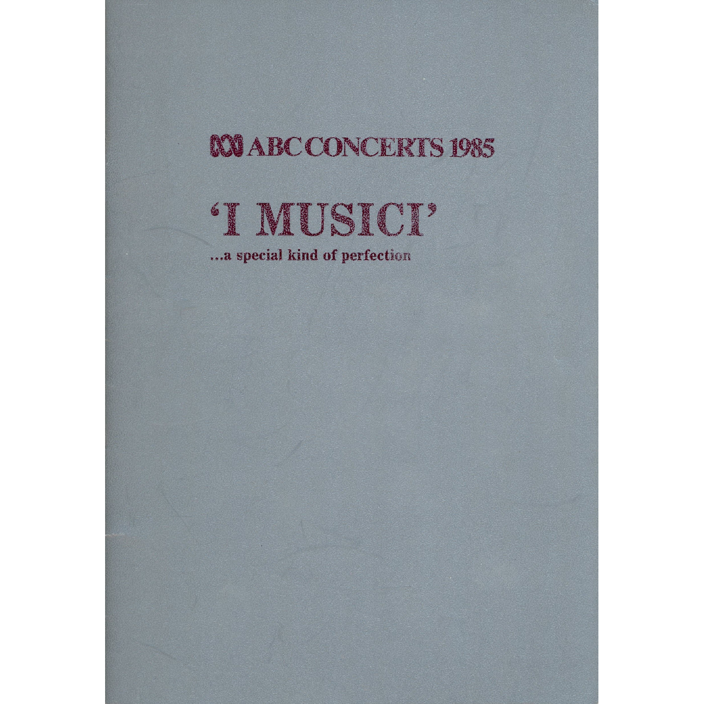 I Musici, 1985