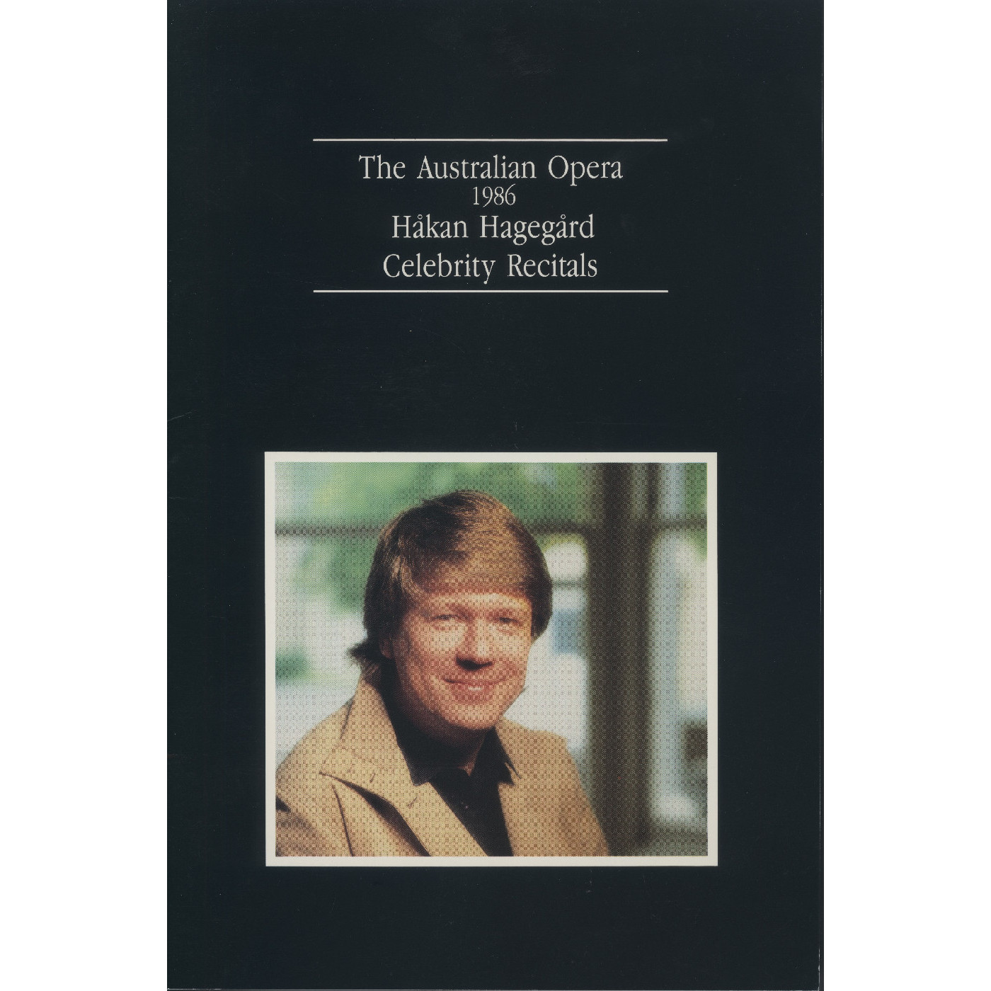 Håkan Hagegård, 1986