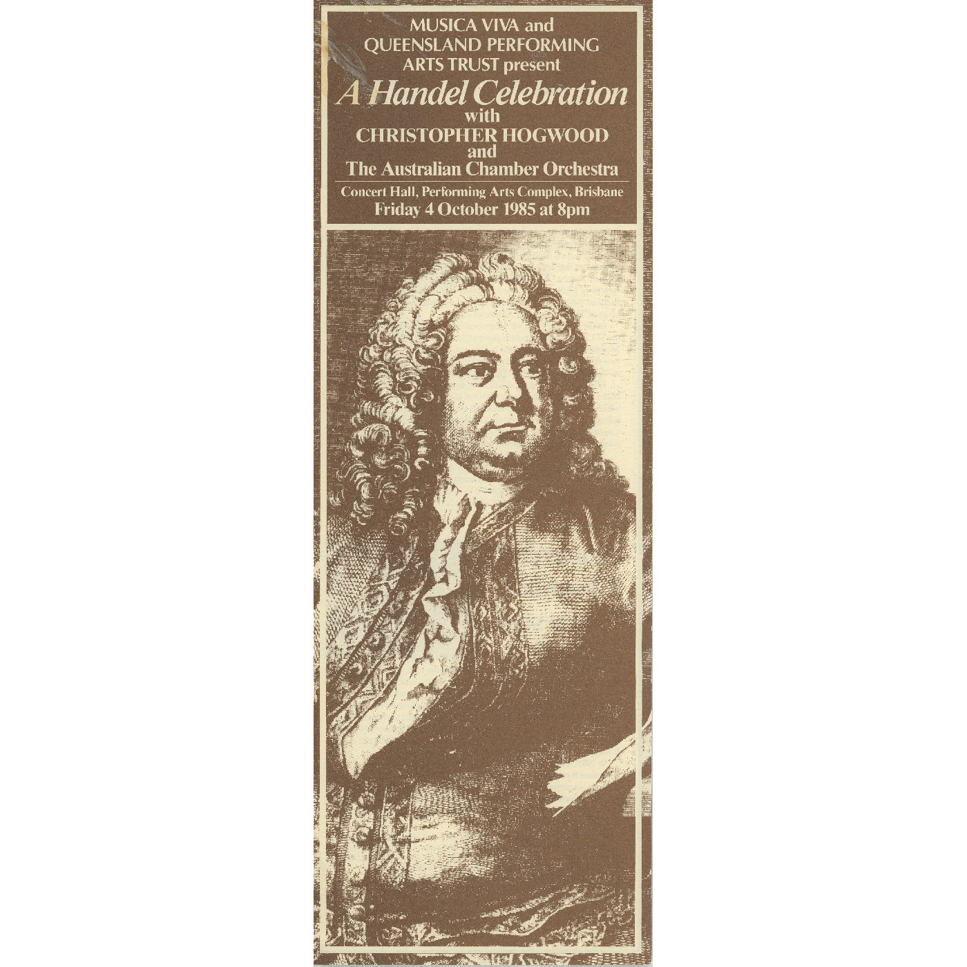A Handel Celebration, 1985