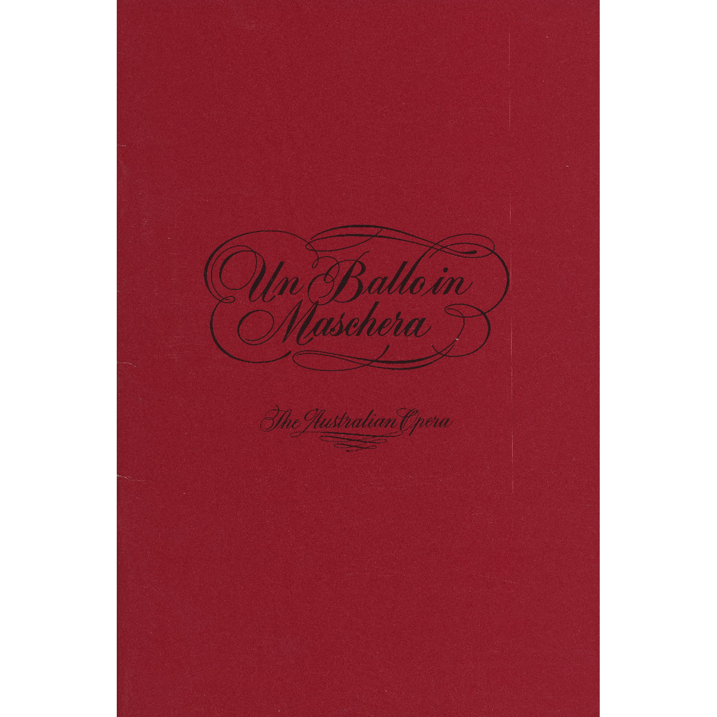 Un Ballo in Maschera, 1985