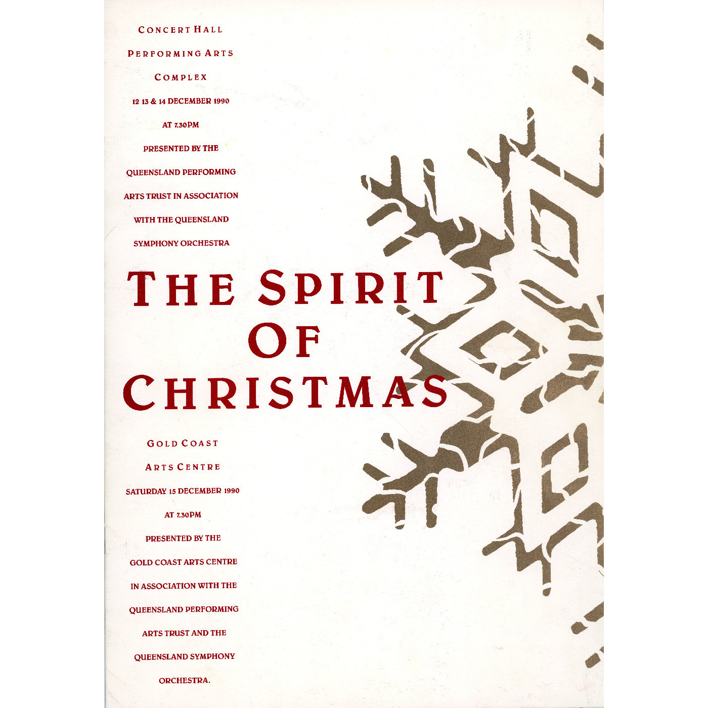 The Spirit of Christmas, 1990
