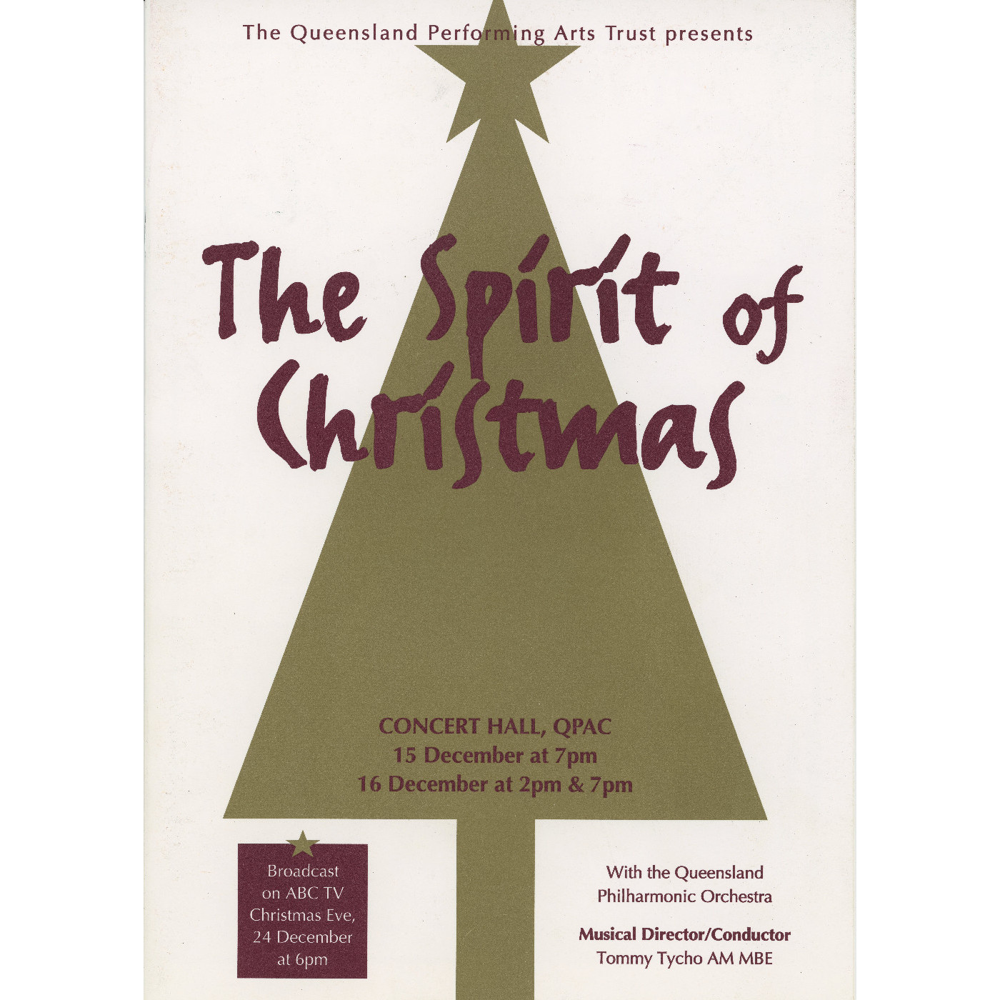 The Spirit of Christmas, 2000