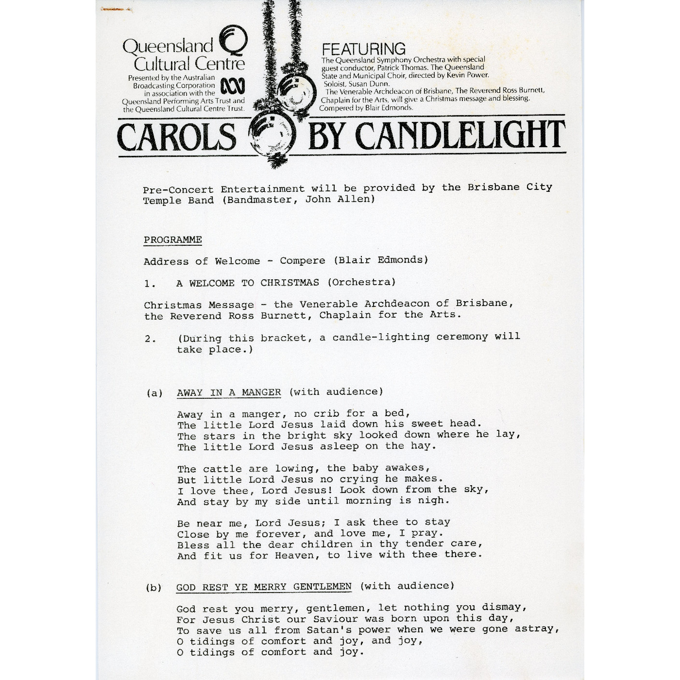 Carols by Candlelight