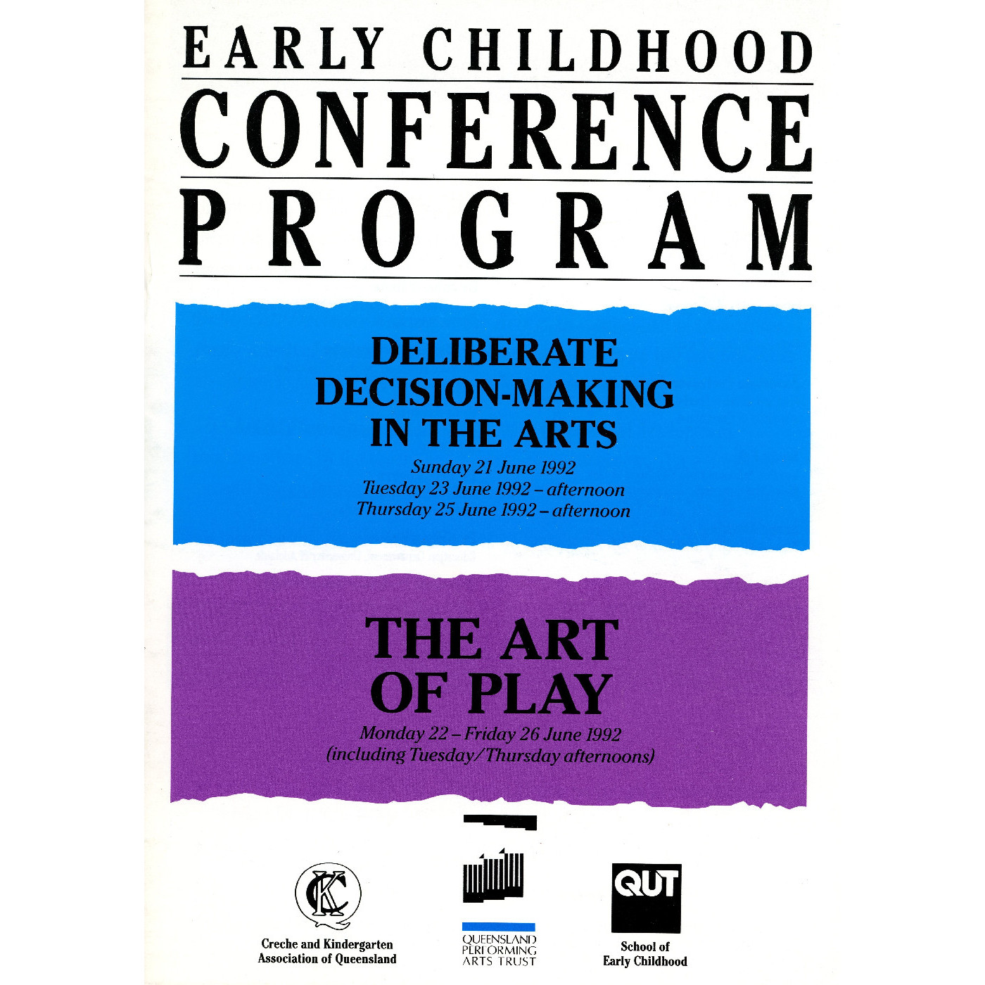 Out of the Box 1992 - Early Childhood Conference