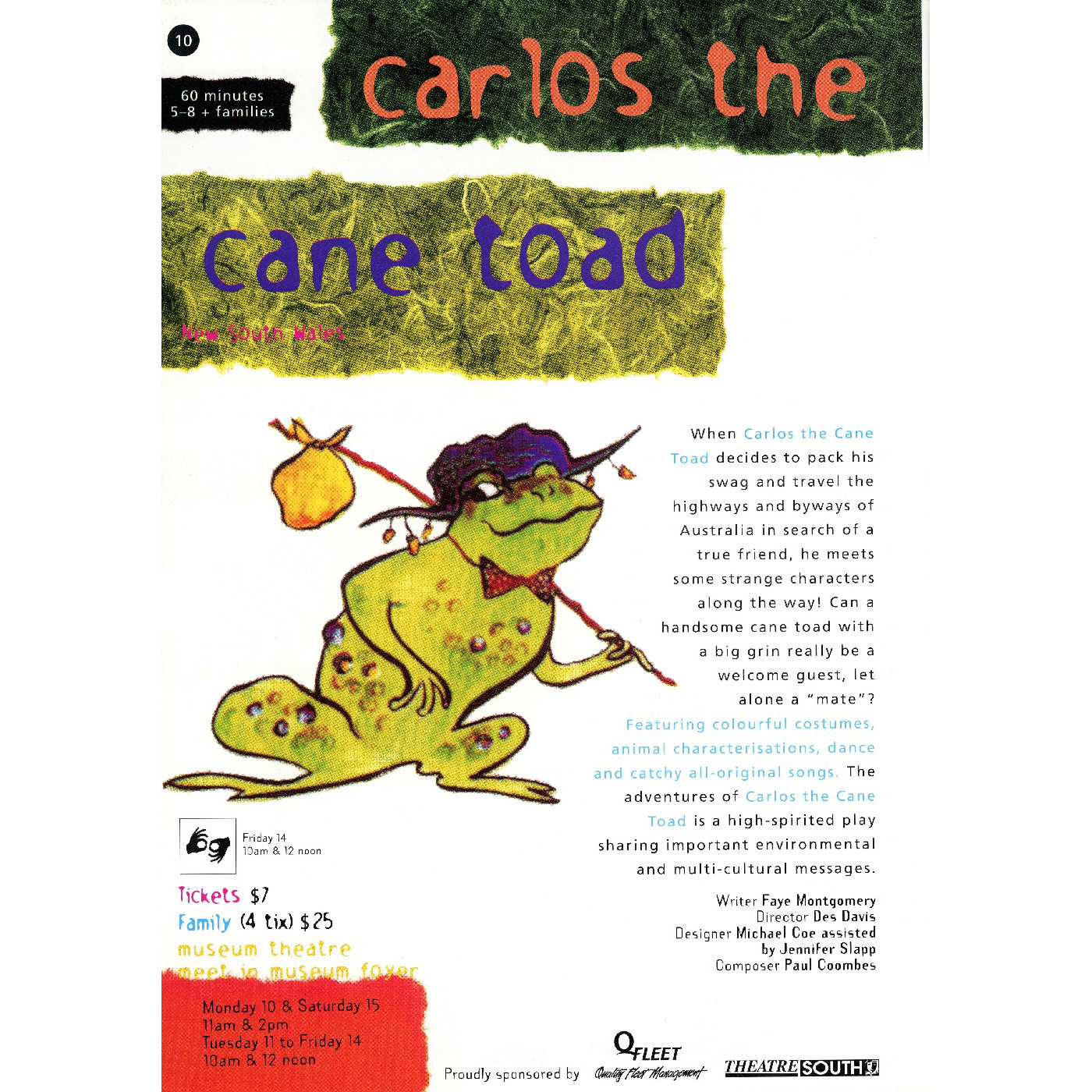 Out of the Box 1996 - Carlos the Cane Toad