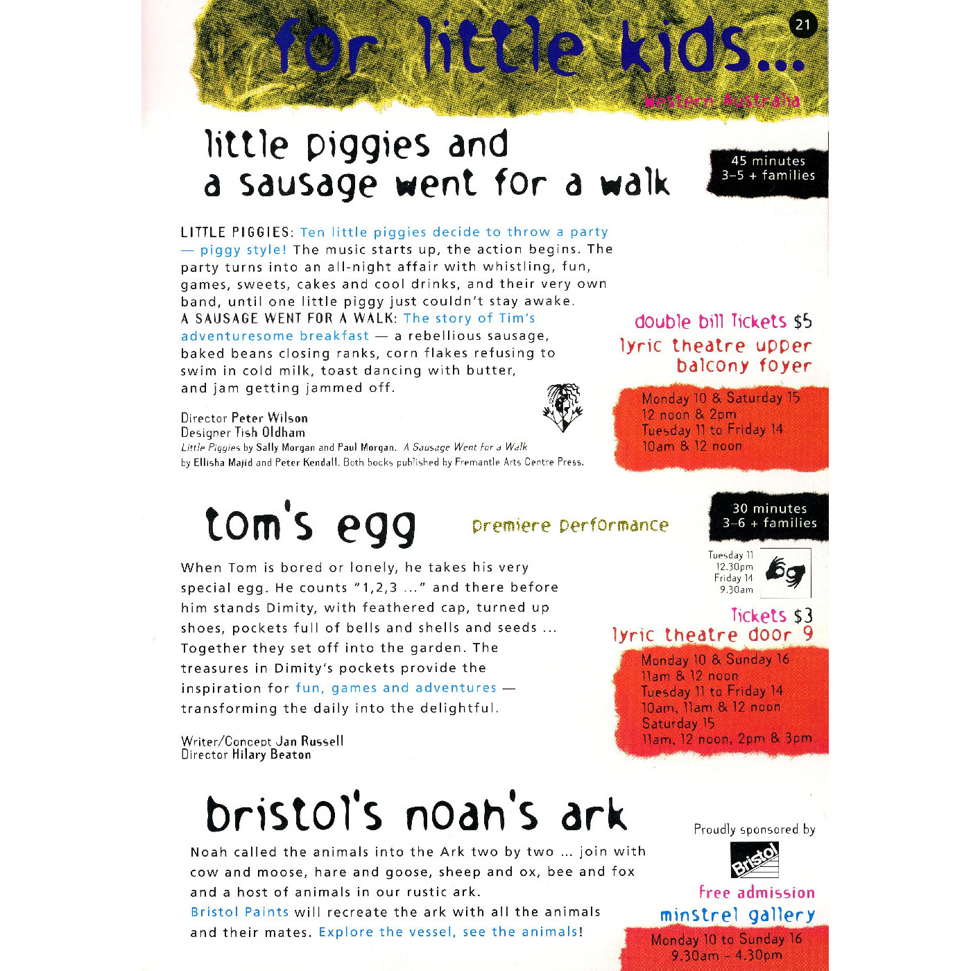 Out of the Box 1996 - Bristol's Noah's Ark