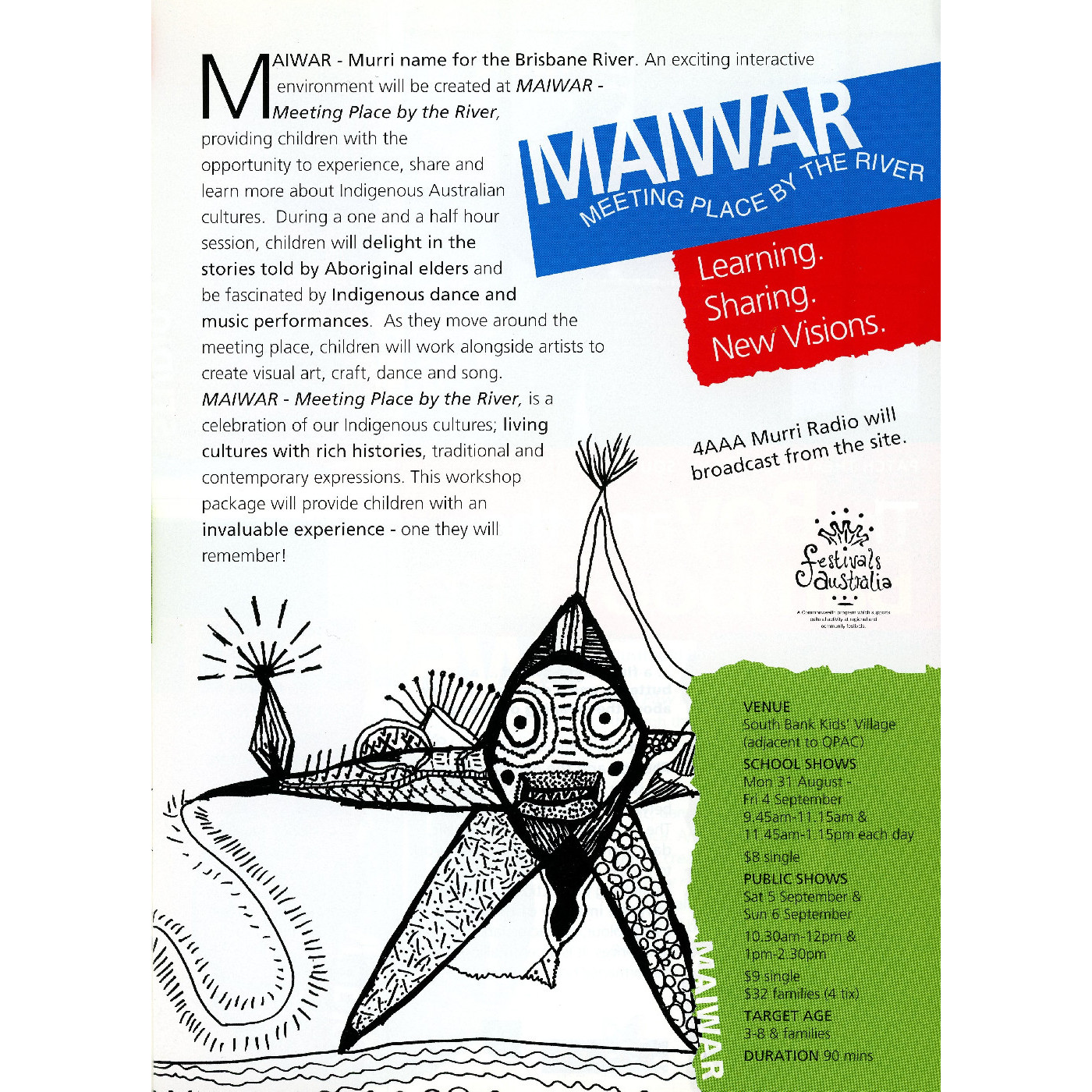 Out of the Box 1998 - Maiwar - Meeting Place by the River