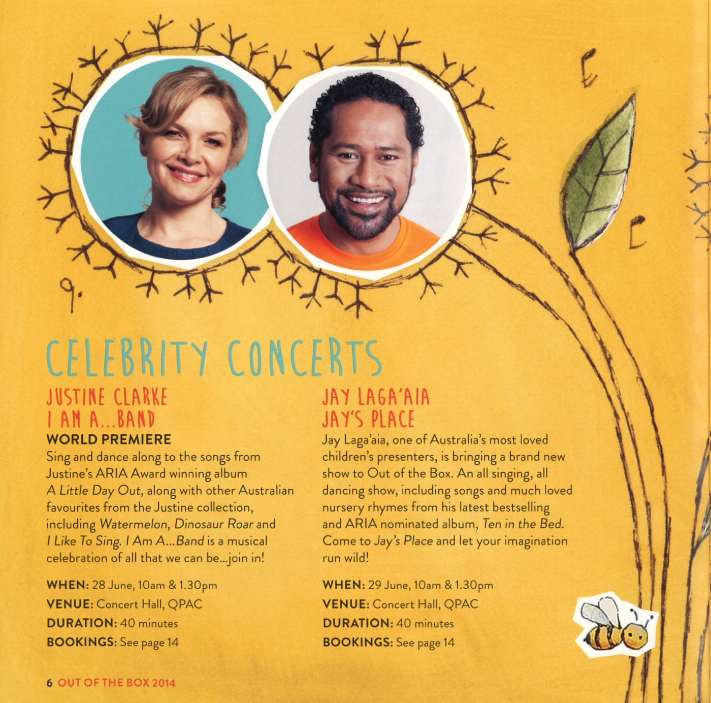 Out of the Box 2014 - Justine Clarke I am a....Band