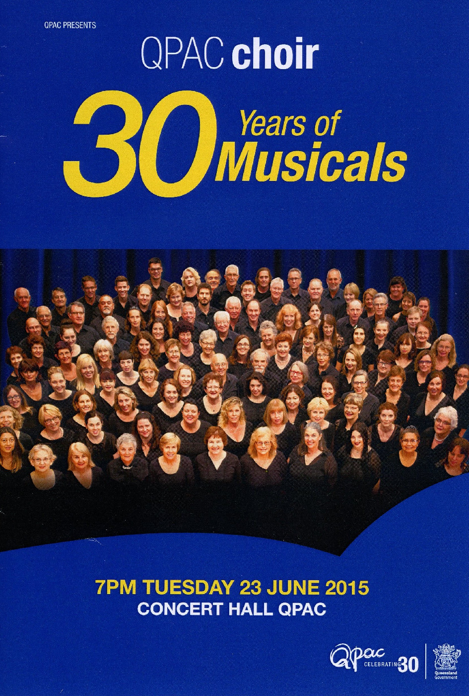 QPAC Choir - 30 Years of Musicals, 2015