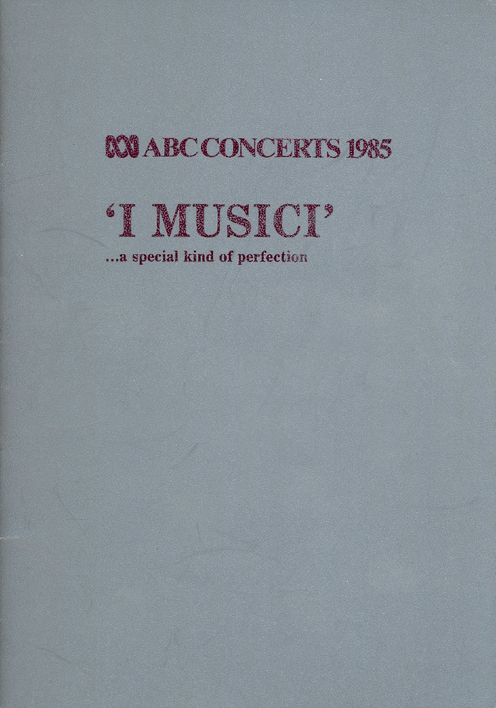 I Musici, 1985