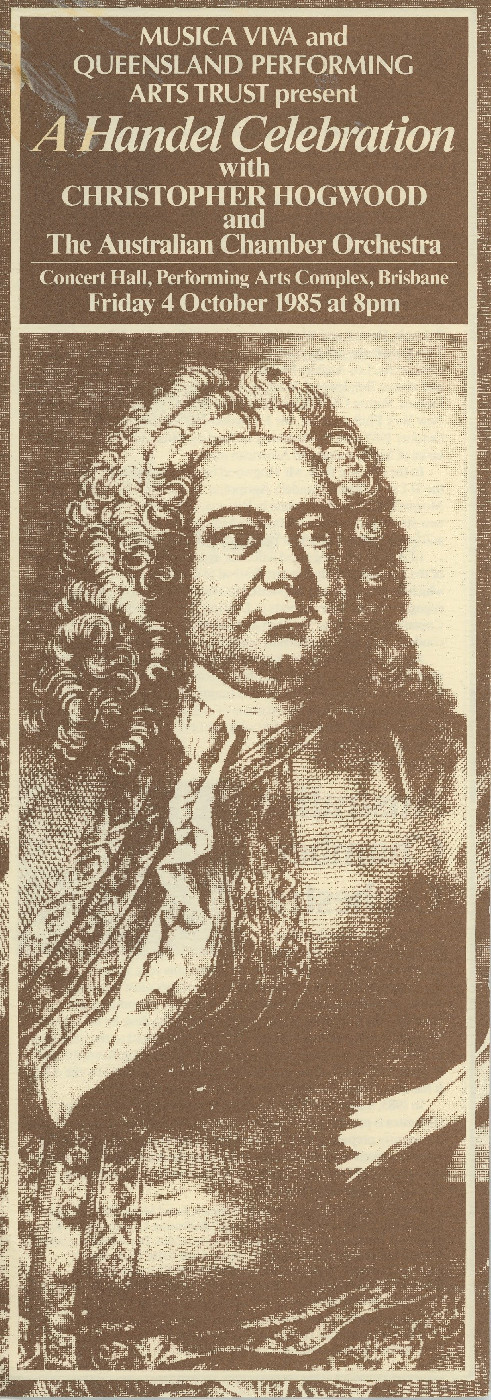 A Handel Celebration, 1985