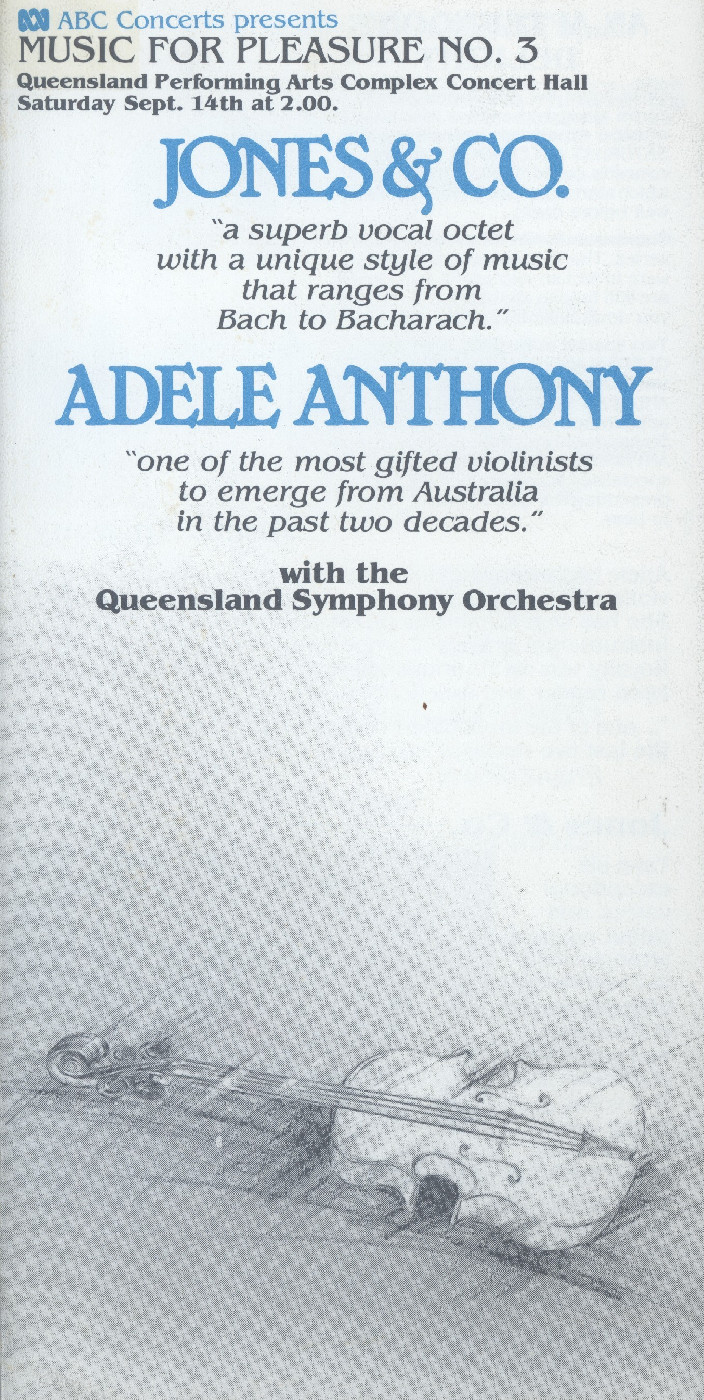 ABC Concerts Music for Pleasure No. 3, 1985