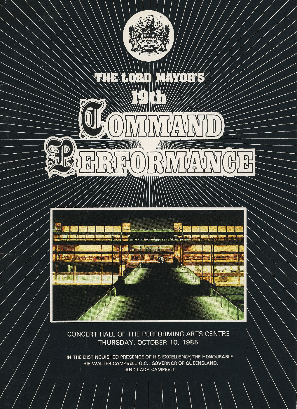 The Lord Mayor's 19th Command Performance, 1985