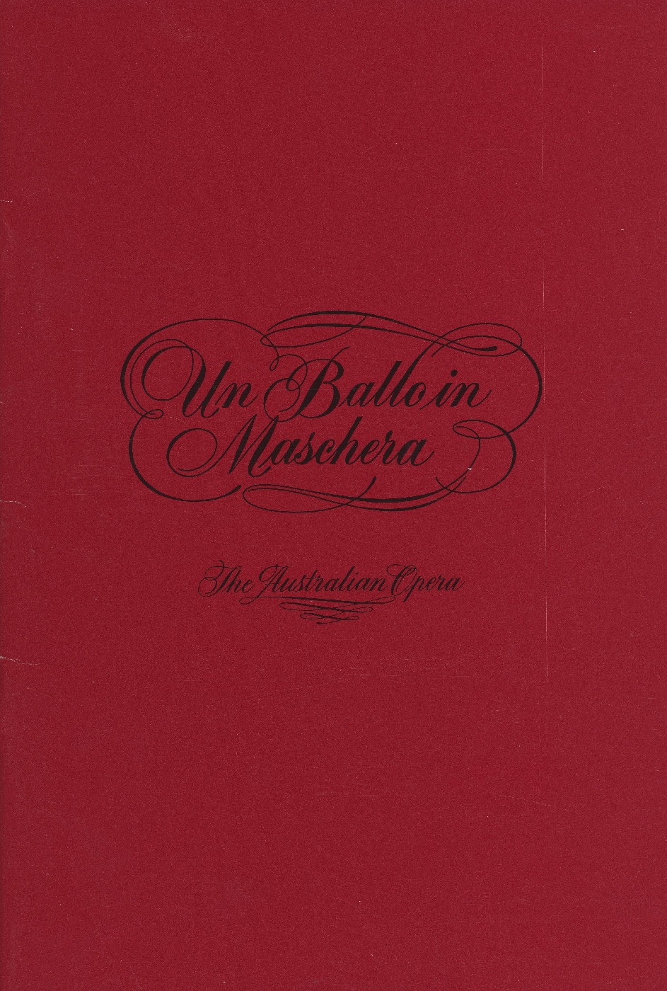 Un Ballo in Maschera, 1985