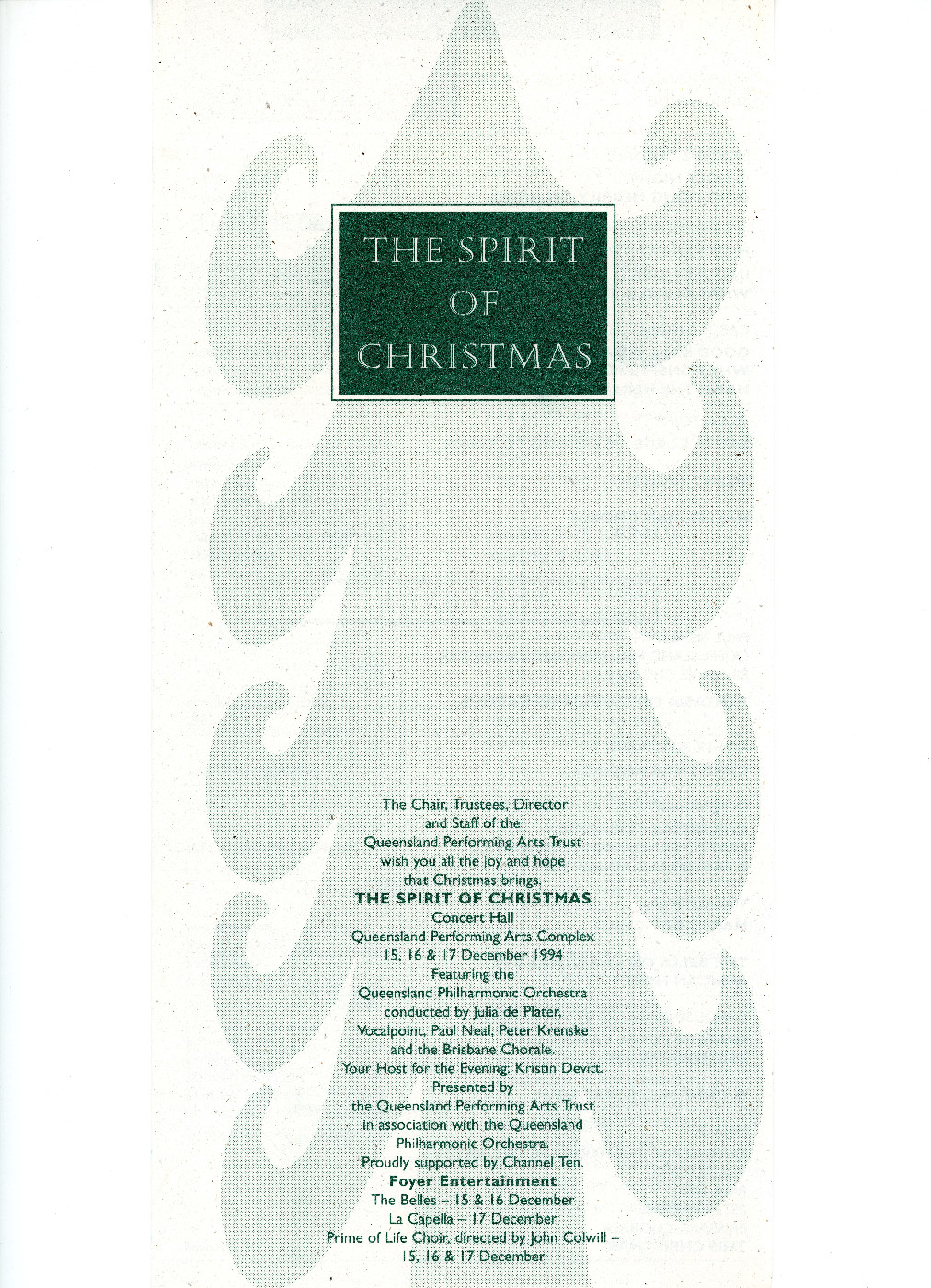 The Spirit of Christmas, 1994