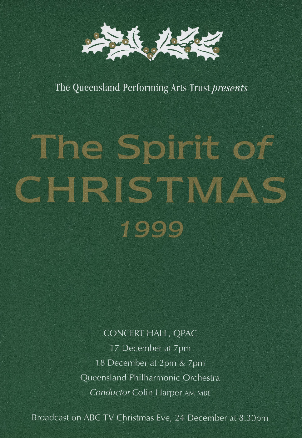 The Spirit of Christmas, 1999