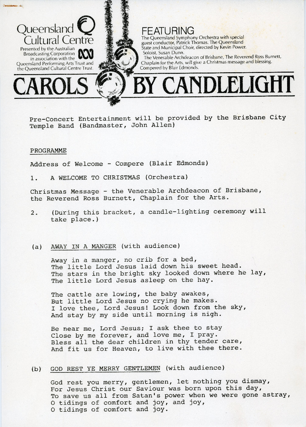 Carols by Candlelight