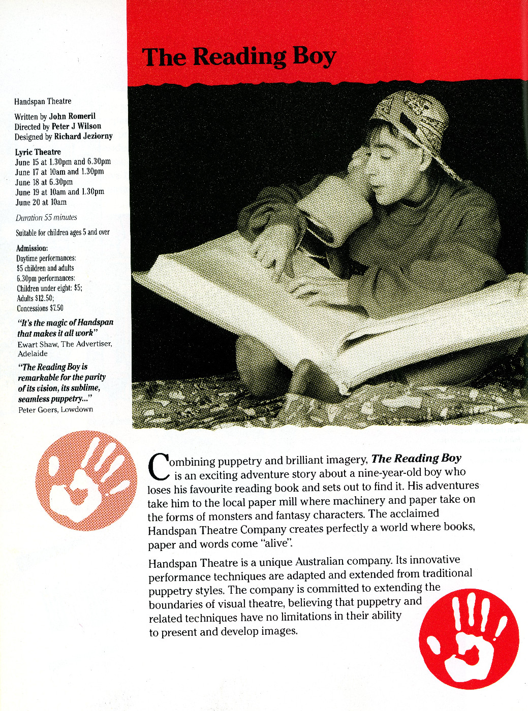 Out of the Box 1992 - The Reading Boy