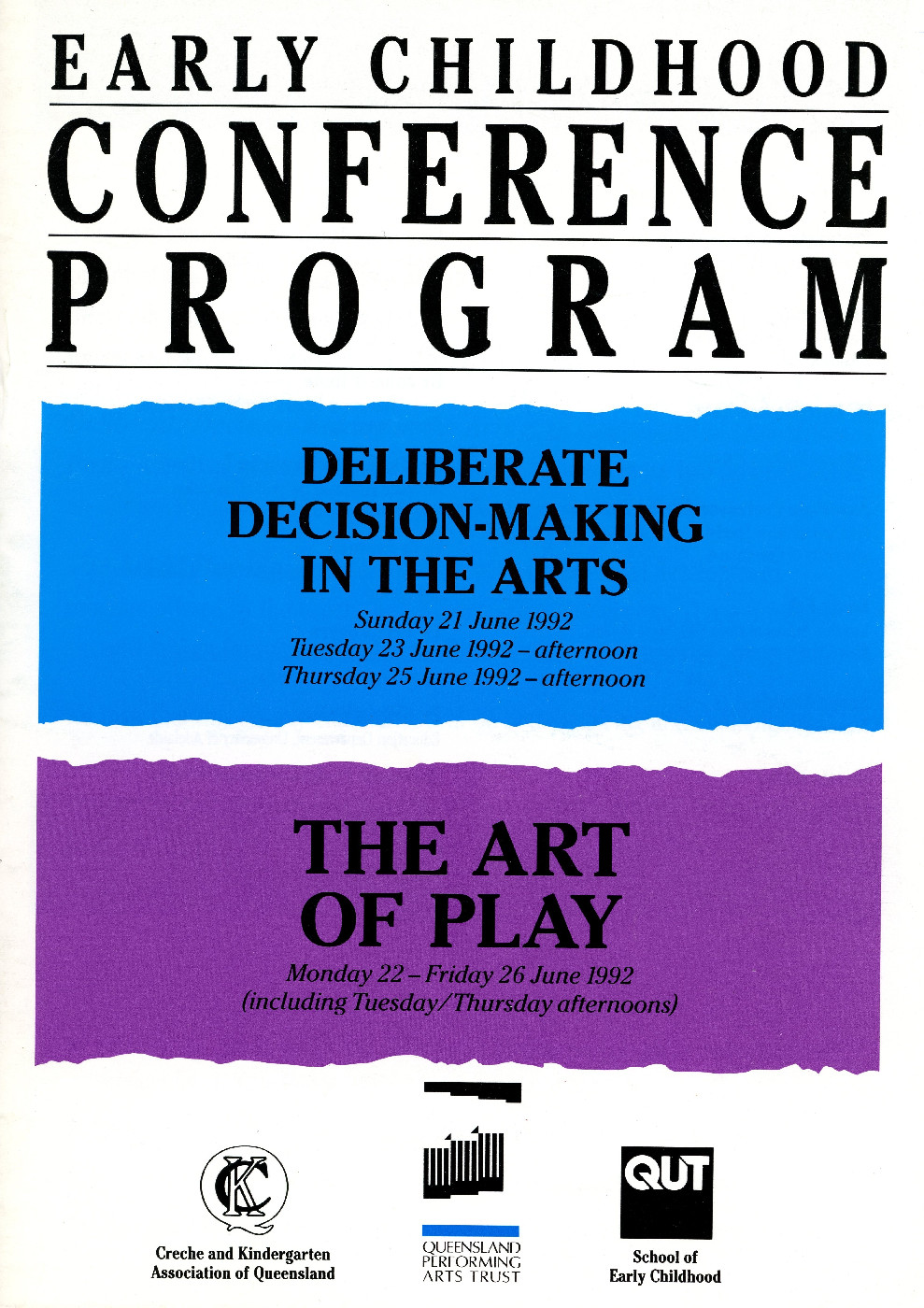 Out of the Box 1992 - Early Childhood Conference