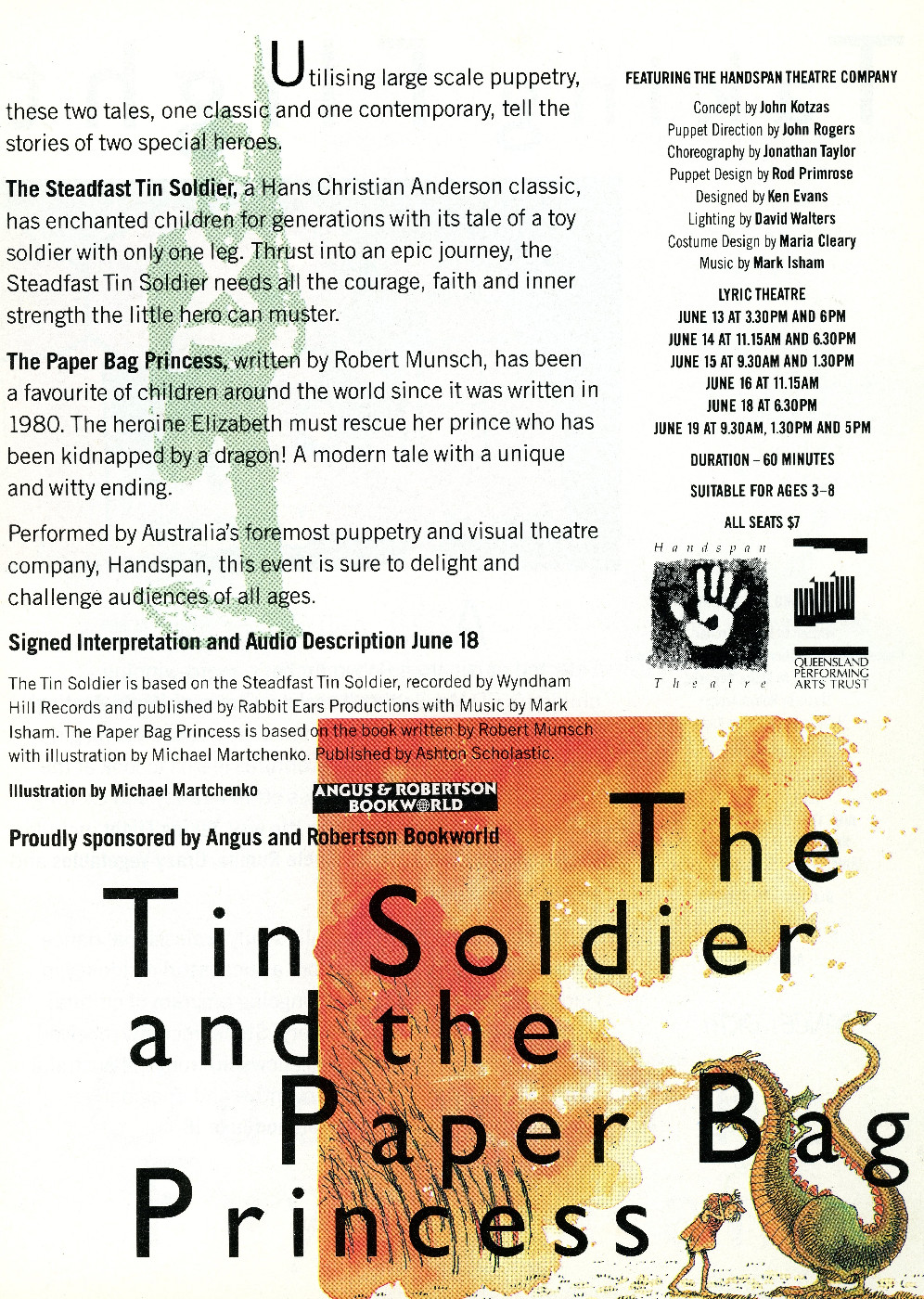 Out of the Box 1994 - The Tin Soldier and the Paper Bag Princess