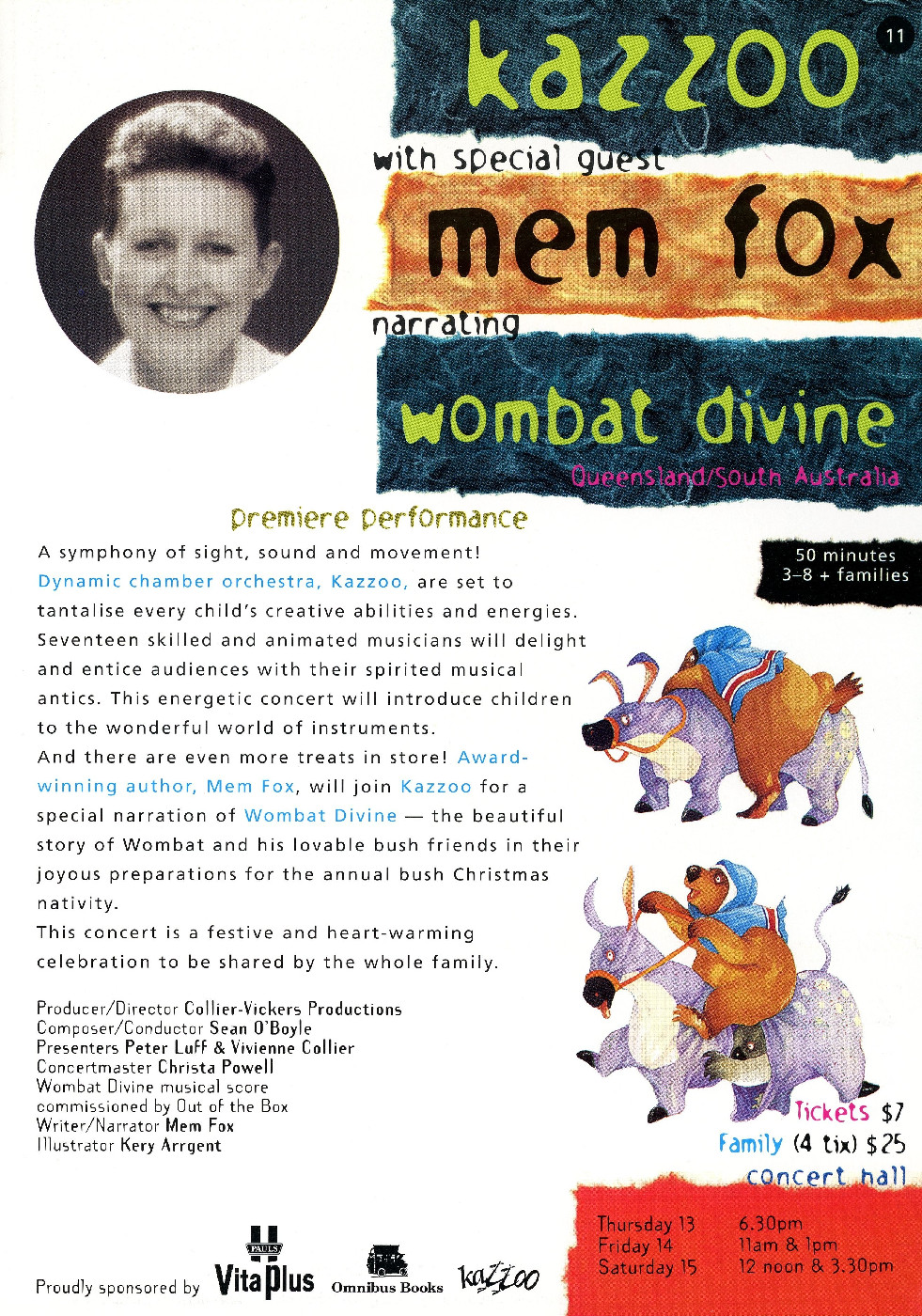 Out of the Box 1996 - Kazzoo with Mem Fox