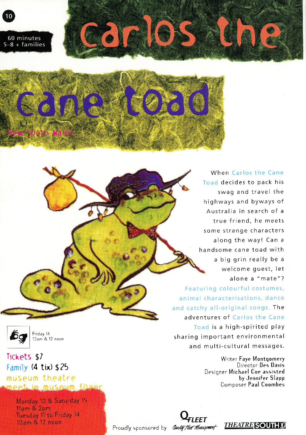 Out of the Box 1996 - Carlos the Cane Toad